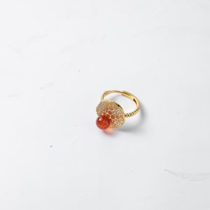 Aurora Golden Sunstone Ring