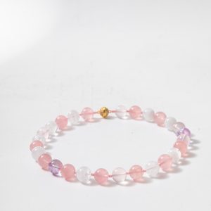Blush Ghost Rose Quartz Necklace